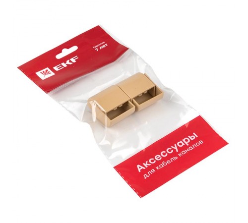 Заглушка (25х16) (4 шт) Plast EKF PROxima   под светлое дерево    ecl-25-16x4   EKF