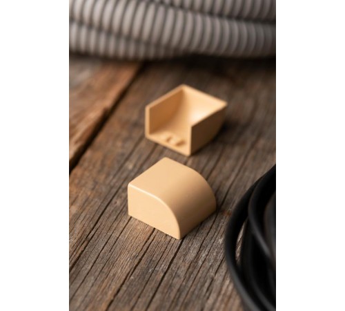 Заглушка (25х16) (4 шт) Plast EKF PROxima   под светлое дерево    ecl-25-16x4   EKF