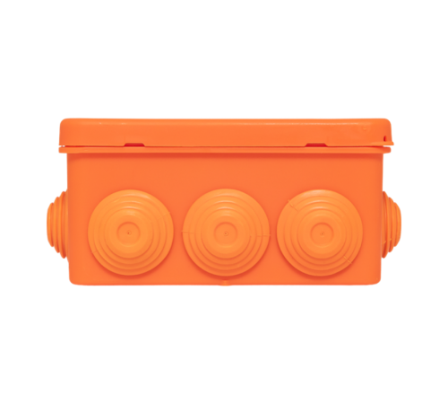 Коробка огнестойкая E45 100х100х50мм с клеммниками 6 полюсов 0,5-6мм2 IP55 HF  plc-kmfr-100-606  EKF