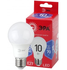 Лампа светодиодная ЭКО LED A60-10W-865-E27 R (диод, груша, 10Вт, хол, E27)  Б0045324  ЭРА