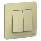 Blanca Бежевый С/У Переключатель 2-кл (cх.6+6), 10А, 250B  BLNVS106607  SE