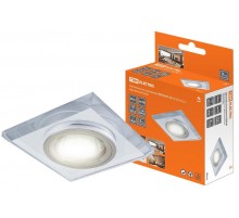 Светильник точечный встраиваемый под лампу СВ 03-01 MR16 50Вт G5.3 зеркальный/хром  SQ0359-0043  TDM