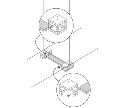 Фланцы усилит. для кабелей Ш=1000,2 шт.  ZN1001  ABB