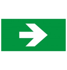 Самоклеящаяся этикетка  INFO-SSA-119 бэклит 259x135мм Стрелка без текста SSA-103   Б0064729  ЭРА