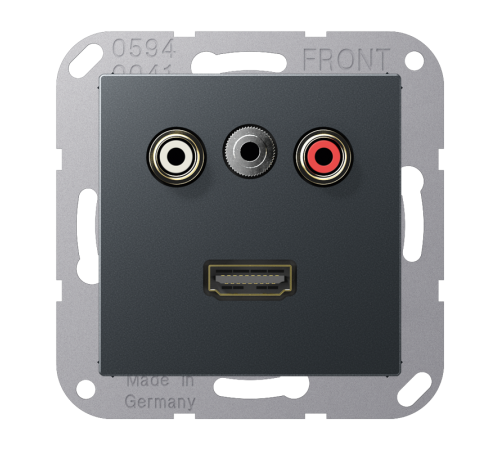 2x Cinch Audio (RCA) / Stereo Jack (TRS 3.5 mm) / HDMI MAA1082ANM Jung