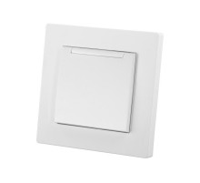 Розетка 2П+З 16А 250В IP44 с крышкой белая "Сенеж"   SQ1816-0038  TDM