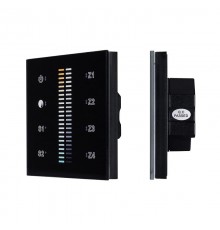 Панель Sens SR-2830B-AC-RF-IN Black (220V,MIX+DIM,4зоны)  021062  Arlight