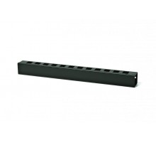 Организатор кабельный CM-1U-ML-COV металлический с крышкой, 19", 1U  16489  Hyperline