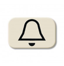 Линза с символом "ЗВОНОК", серия Busch-Duro 2000 SI, цвет слоновая кость  1433-0-0432   2CKA001433A0432  ABB