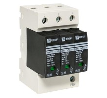 Устройство защиты от импульсных перенапряжений Т1+Т2; Iimp-12,5kA; In-20kA; Uc-275В; 3+0 EKF PROxima  OV12-3-503  EKF