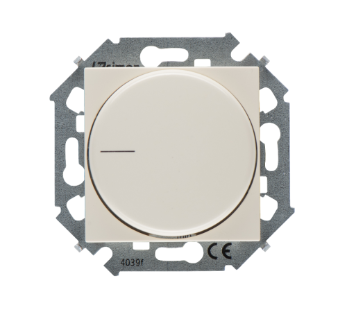 Simon 15 Сл. кость Светорегулятор поворотный для светодиодных регулируемых ламп 230В, 5-215Вт, винт. Зажим  1591796-031  Simon