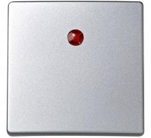 Simon 73 Клавиша для выключателя одноклавишного с подсветкой кнопочного, S73 Loft, алюминий  73011-63  Simon