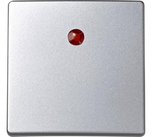 Simon 73 Клавиша для выключателя одноклавишного с подсветкой кнопочного, S73 Loft, алюминий  73011-63  Simon
