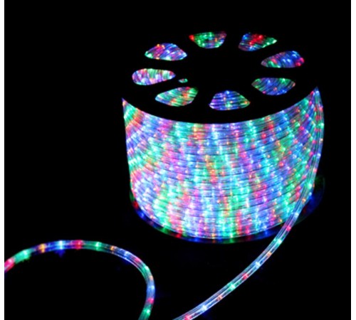 Дюралайт LED, свечение с динамикой (3W) - мульти (RYGB), 30 LED/м, бухта 100м  121-329-6  NEON-NIGHT