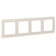 Стокгольм Рамка 4-местная белая PROxima  EZM-G-303-20  EKF