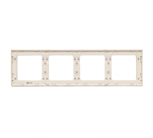 Стокгольм Рамка 4-местная белая PROxima  EZM-G-303-20  EKF