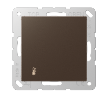 KNX-регулятор с ручкой для установки температуры; мокка A2178ORTSMO Jung