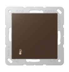 KNX-регулятор с ручкой для установки температуры; мокка A2178ORTSMO Jung