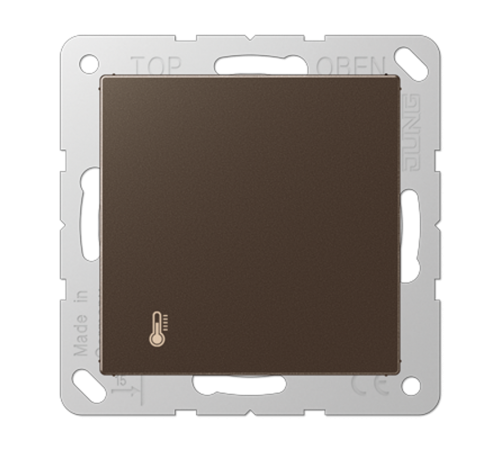 KNX-регулятор с ручкой для установки температуры; мокка A2178ORTSMO Jung