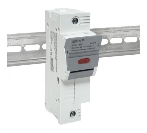 Предохранитель-разъединитель DF 22х58 1Р (тип ПВЦ)   df221-e  EKF