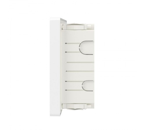 Щиток 12 мод встраиваемый FRAME, белый, с прозрачной дверцей, с 2 шинами  PEN на 6 и 8 отв.  F12B1WT  DKC