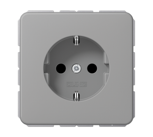 Штепсельная розетка SCHUKO 16A 250V~; серая  CD1520BFGR  Jung