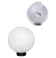 Светильник НТУ 03- 60-254 шар d=250 мм IP54 (опал призма ПММА, основание плоское ПК, Е27)  SQ0330-0636  TDM