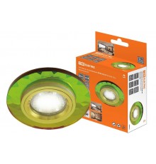 Светильник точечный встраиваемый под лампу СВ 03-03 MR16 50Вт G5.3 мульти/золото  SQ0359-0048  TDM