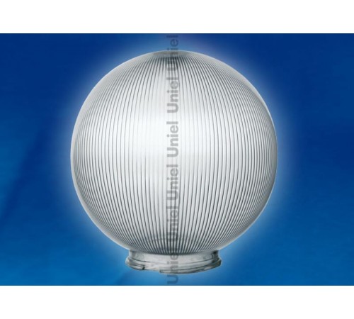 Рассеиватель для садово-паркового светильника UFP-P250В SMOKE шар сфера призма с насечками D=250мм  08096  Uniel