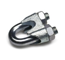 Зажим троса одинарный D6мм тип "Слоник" DIN 741 (100 шт/уп)  PR08.3894  Промрукав