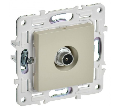 SKANDY Розетка TV оконечная SK-A12B бежевый  SK-A10-O-K10  IEK