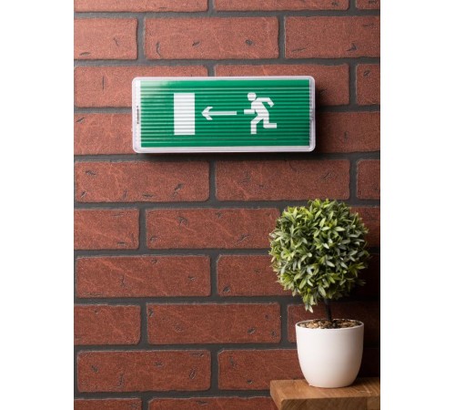 Пиктограмма "Направление налево" 320х120мм (для EXIT, SAFEWAY-40)  pkal-01-03  EKF