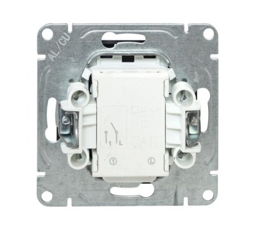 Механизм выключателя, одноклавишный, с подсветкой, мокко Эпика  UP1-SWM-14 EKF