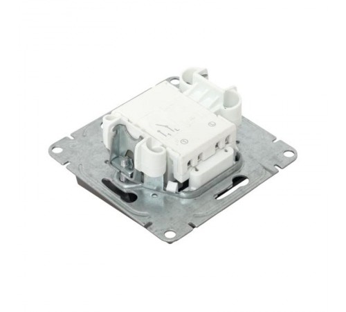 Механизм выключателя, одноклавишный, с подсветкой, мокко Эпика  UP1-SWM-14 EKF