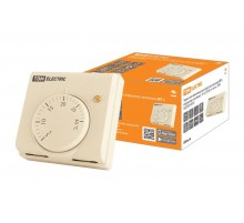 Термостат механический открытого монтажа НТ-1, индикатор, вкл/выкл, 10 А, 230 В, сл. кость,  SQ2503-0010  TDM