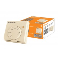 Термостат механический открытого монтажа НТ-1, индикатор, вкл/выкл, 10 А, 230 В, сл. кость,  SQ2503-0010  TDM