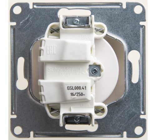 Glossa Перламутр Розетка без заземления , 16А  GSL000641  SE
