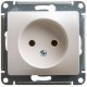 Glossa Перламутр Розетка без заземления , 16А  GSL000641  SE