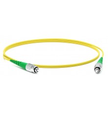 FC-S2-9-FC/AR-FC/AR-H-0.5M-LSZH-YL Патч-корд волоконно-оптич. (шнур) SM 9/125 (OS2), FC/APC-FC/APC, 2.0 мм, simplex, LSZH, 0.5 м  362096  Hyperline