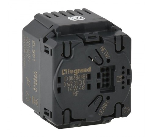 Выключатель-приемник - радио - с нейтралью - 1 канал - 2500 Вт  067233  Legrand