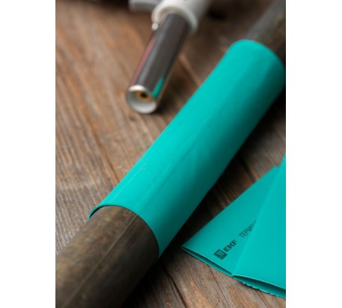 Термоусаживаемая трубка ТУТ нг 50/25 зелёная EKF PROxima  tut-50-j  EKF