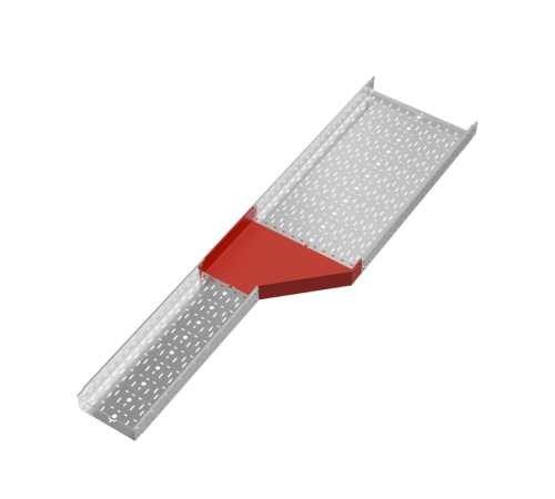 Переходник правый 100х300-600 мм "ПЛЮС" HD  PDplus100-300-600-R HD   КМ-профиль