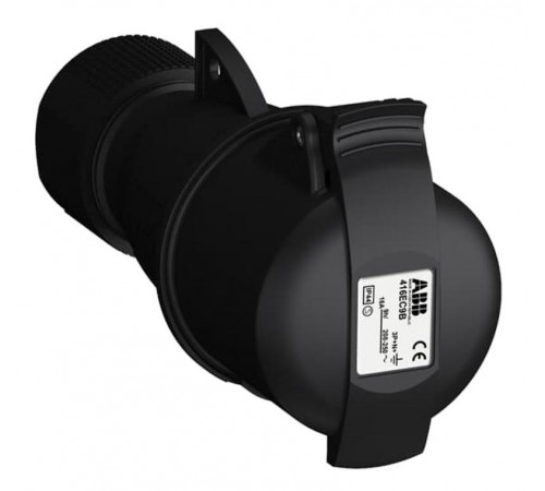 Розетка кабельная Easy&Safe 416EC9B,16А,3P+N+E,IP44,9ч,черн2CMA103595R1000 ABB