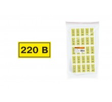 Символ "220В" 15х50мм   SQ0817-0009  TDM