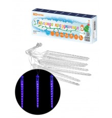Гирлянда светодиодная "Сосульки фигурные" 2,1 м, 176LED, 8 шт, падающий синий свет, 250 В, IP44,  SQ0361-0096  TDM