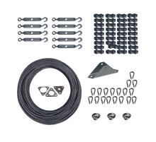 Комплект растяжек для мачты СМТк до 14 метров, 3 яруса76035Ezetek