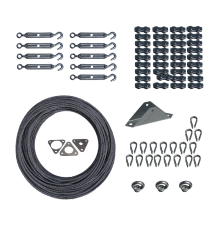 Комплект растяжек для мачты СМТк до 14 метров, 3 яруса76035Ezetek