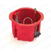 Коробка установочная 68х45 пластиковые лапки (для полых стен)  GE40022  GREENEL