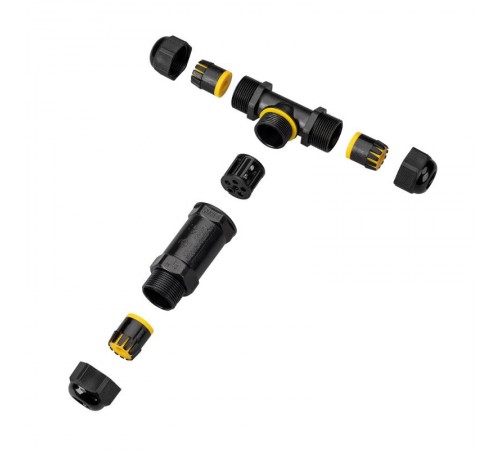 Коннектор NEO-GERM-5pin-T-WTW (4-8mm) (arlight, IP68)  030760  Arlight