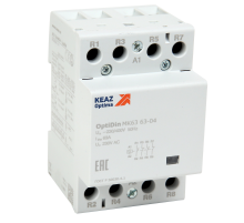 Контактор модульный OptiDin МК63-6340-230AC  114136  КЭАЗ